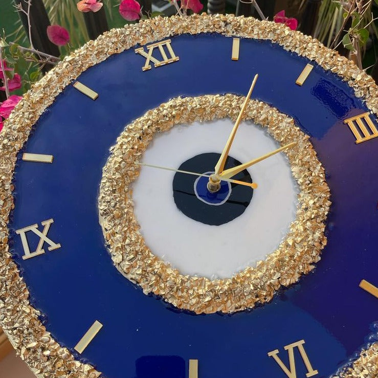 Resin Evil Eye Clock