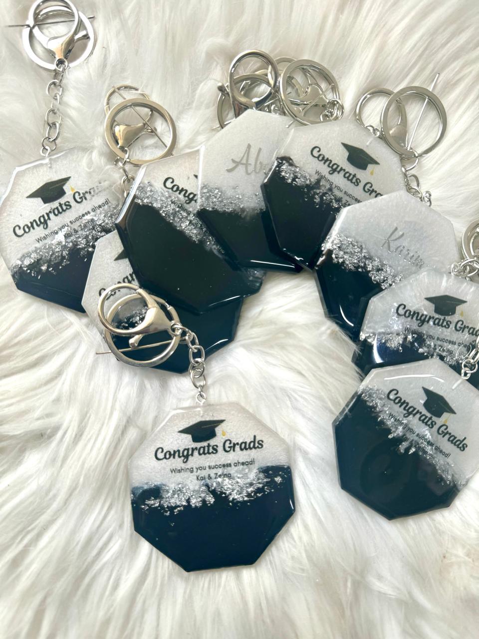 Resin Key Chain for Graduation