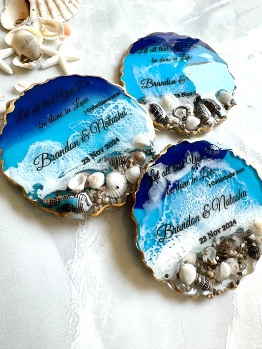 Resin Ocean Coasters