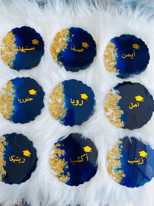 Resin Name Plate Favors