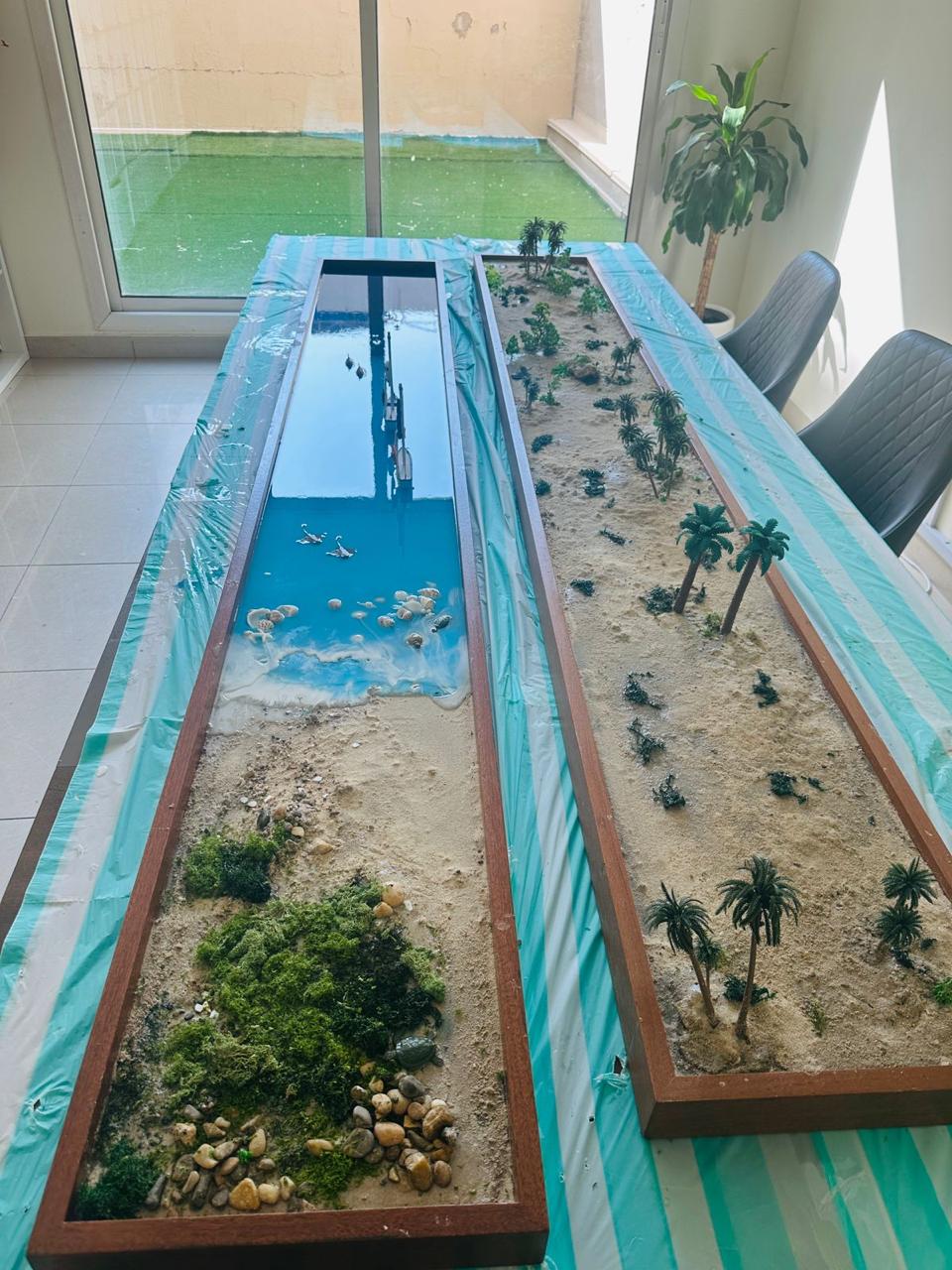 Custom Resin Centre Piece