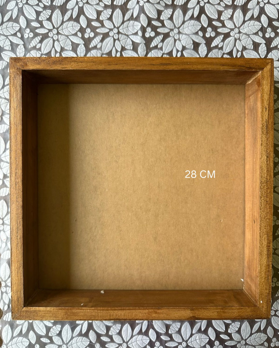 Flower Preservation in Resin Teakwood Frame