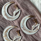 Crescent Reindeer Resin Ornaments