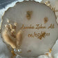 Display Plate Favors with Gold Stand