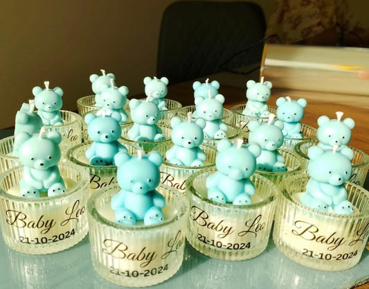 Figurines in Jar Candle