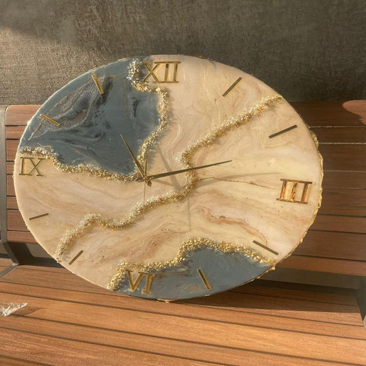 Geode Resin Art Clock