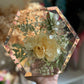 Flower Preservation in Hexagon Block