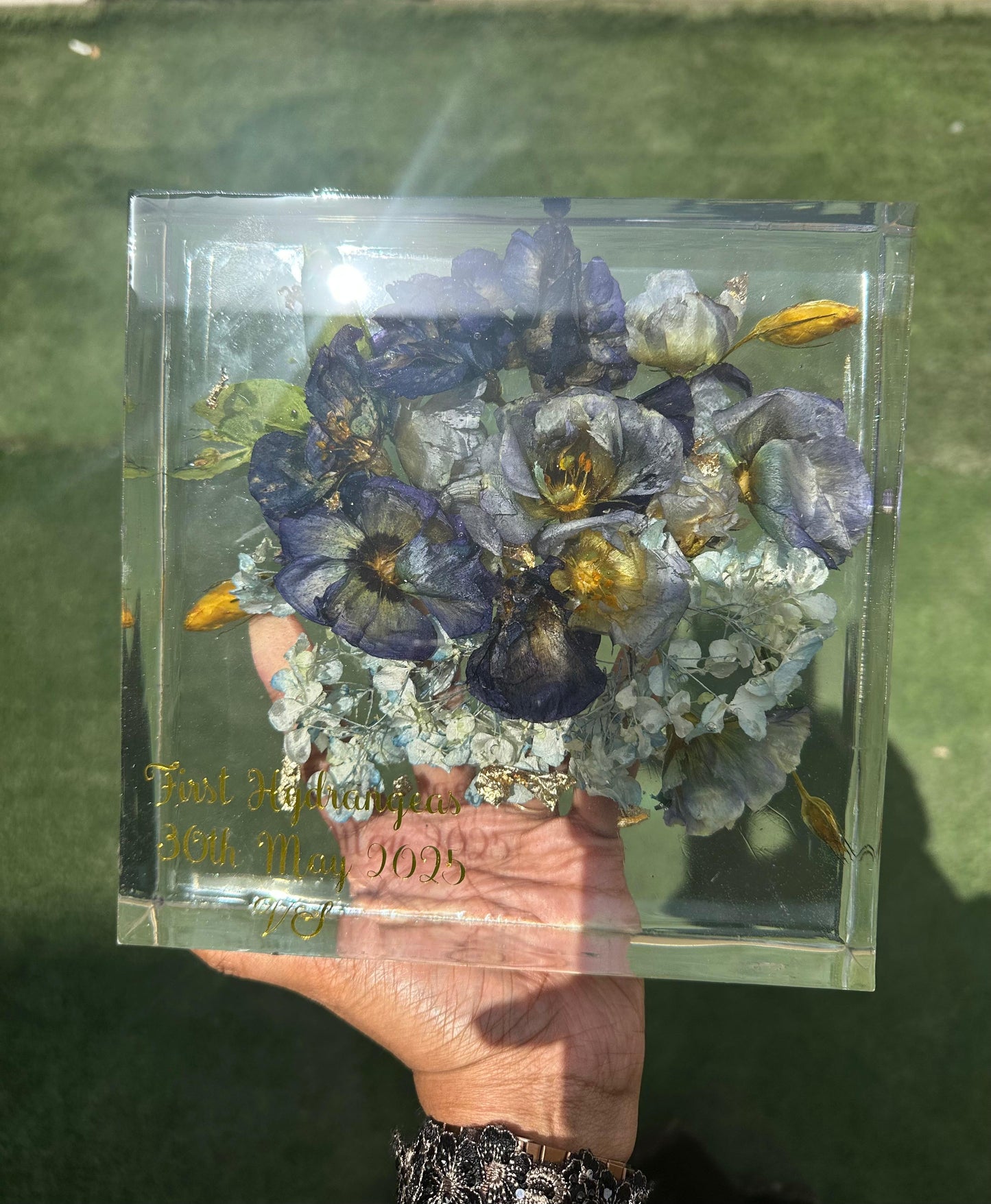 Resin Square Block