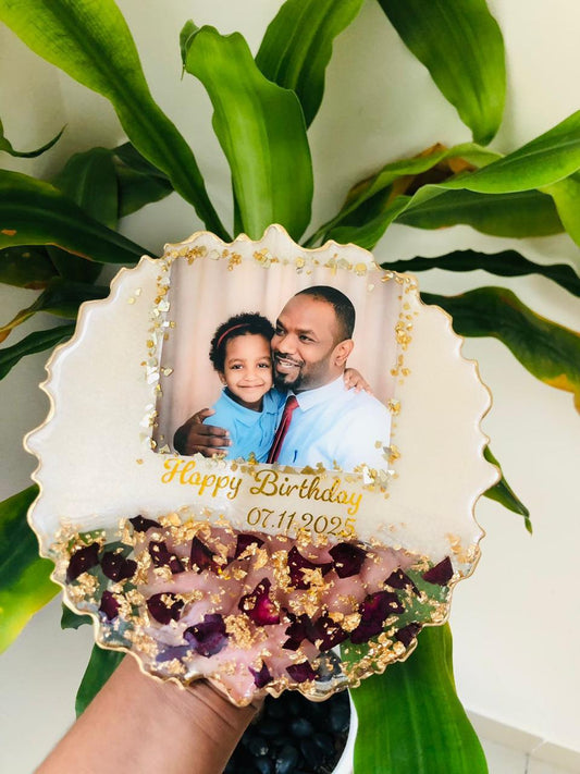 Birthday Resin Display Plate