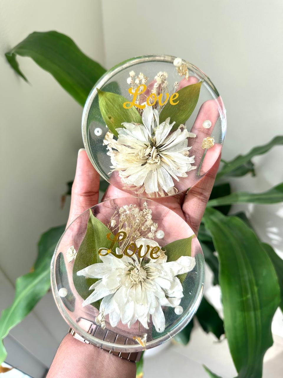 Flower Preserved Coaster