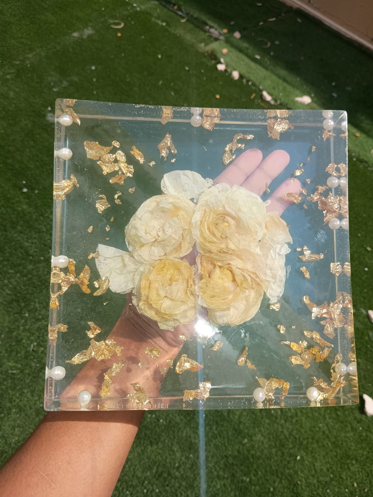 Resin Square Block