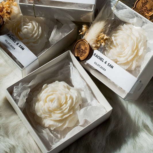 White Peony Candles