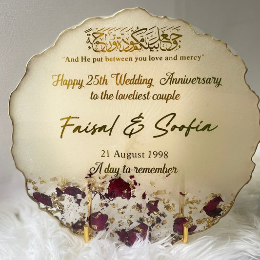 Wedding & Anniversary Display Plate