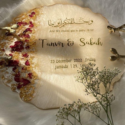 Resin Wedding Tray